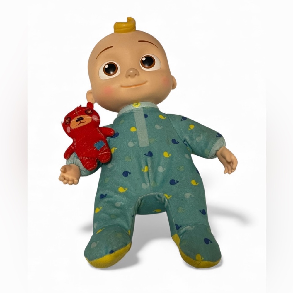 Cocomelon JJ‎ Character Plush Doll With Teddy Bear Pajamas Kids Toy Replacement
